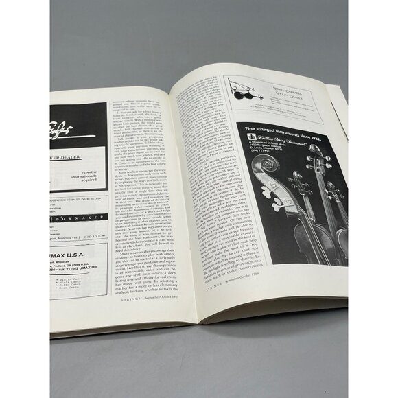 Strings magazine paperback copyright 1989 English David Lusterman 74 pages READ - Picture 4 of 7